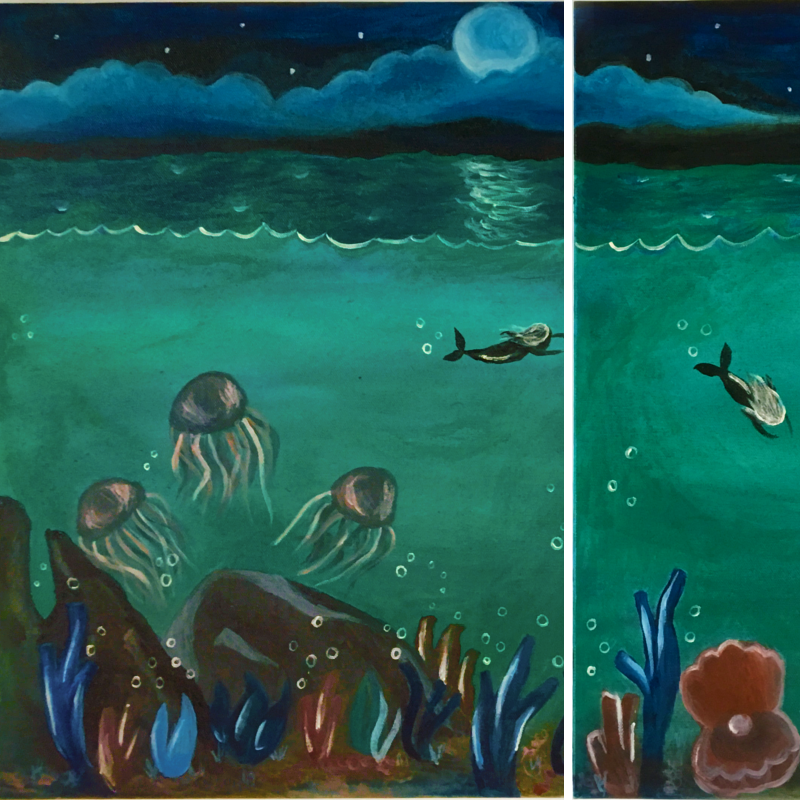 sea painting