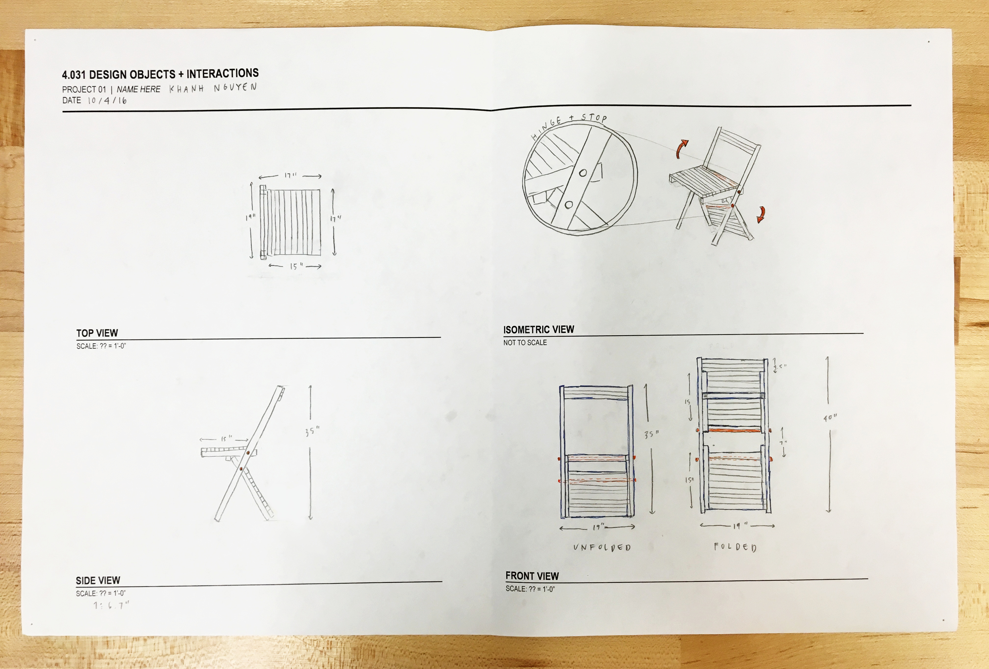 unfolding chair